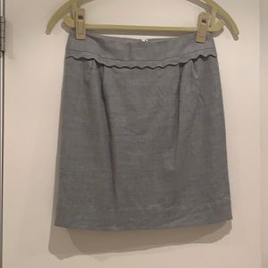 J Crew Wool Gray Skirt